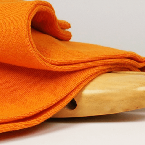 Chaussettes hautes colorées unisexe Archiduchesse De Ville Orange Mandarine