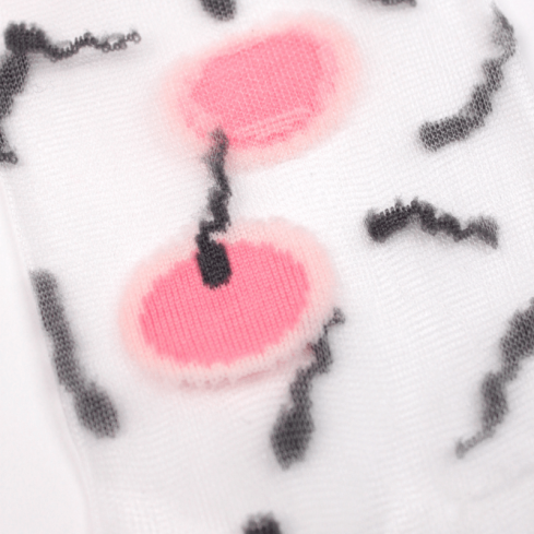 Chaussettes rigolotes transparentes mixte Coucou Suzette "Crush Ovule et Spermatozoïde"