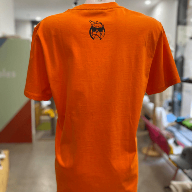 t shirt hérisson unisexe sportswear "hérisson mignon" orange en coton bio By LMS