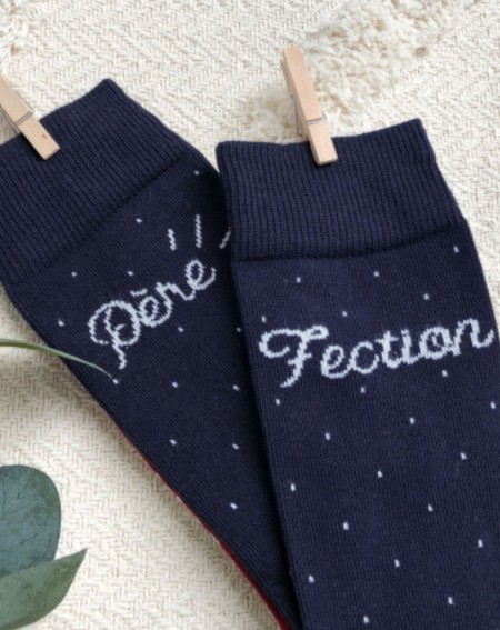 chaussettes dépareillées homme "La Père-fection" made in France
